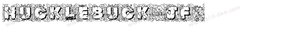 Hucklebuck JF字体转换